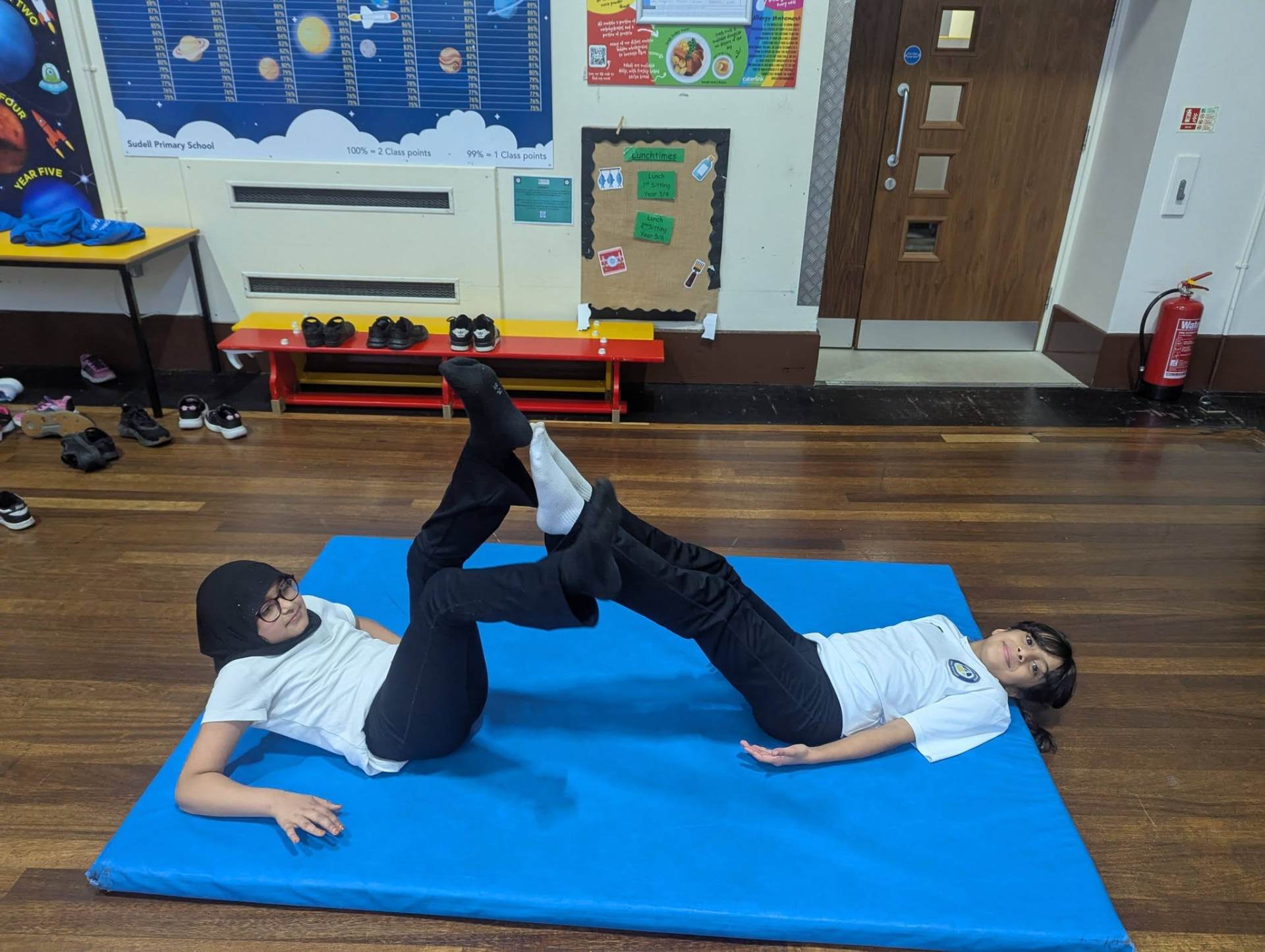 Year 5 Gymnastics Session